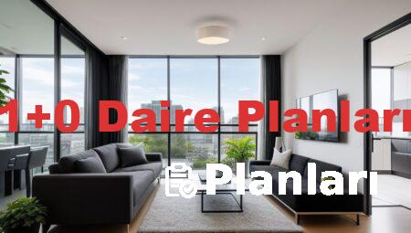 1+0 Daire Planları