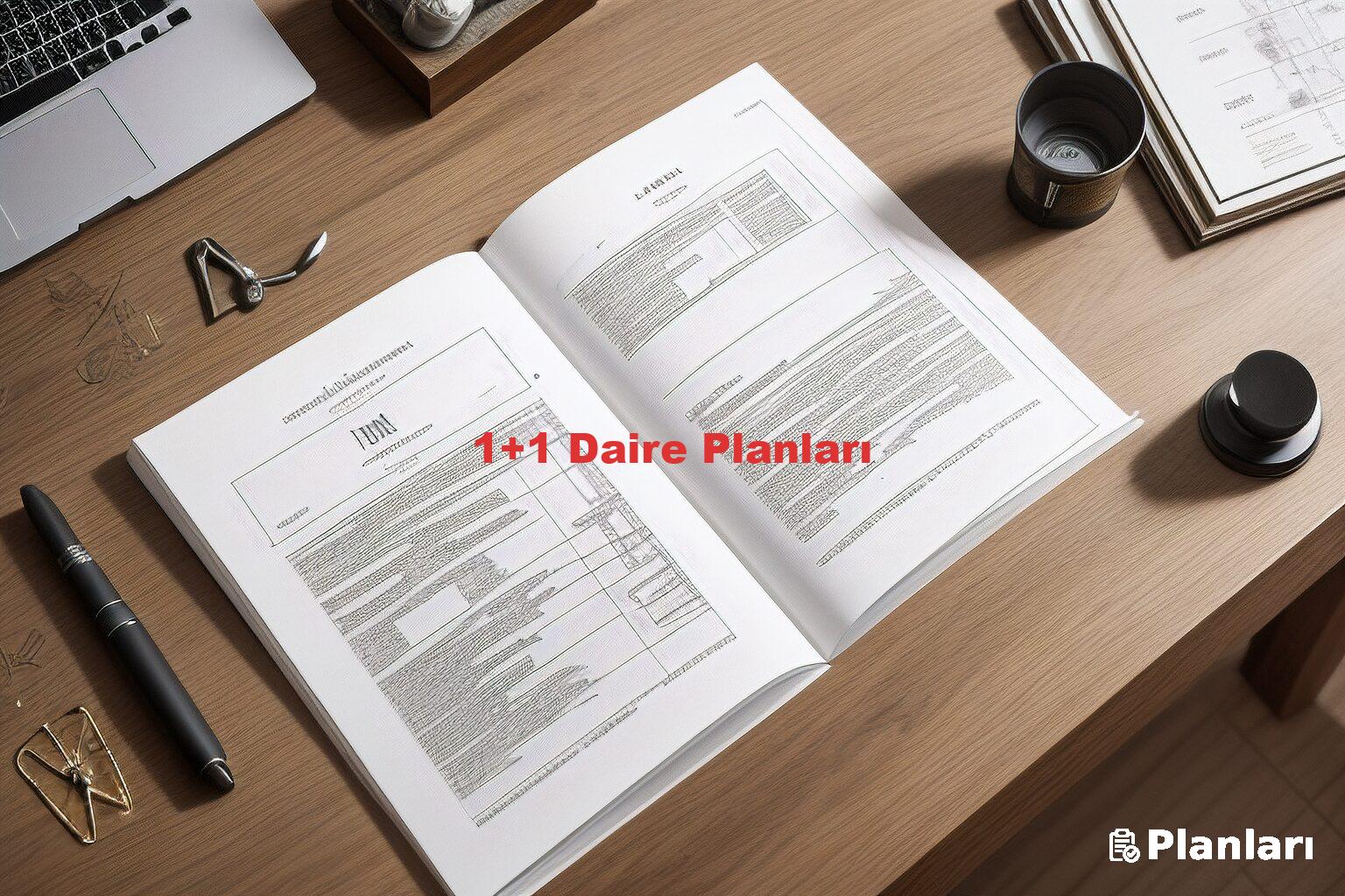 1+1 Daire Planları