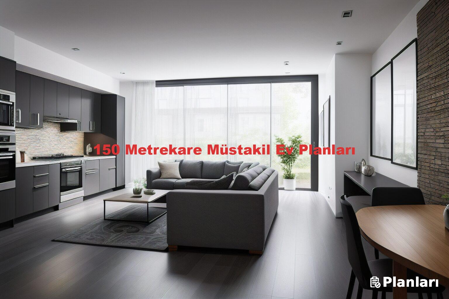 150 Metrekare Müstakil Ev Planları