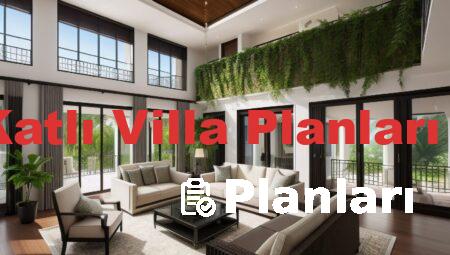 2 Katlı Villa Planları 3D