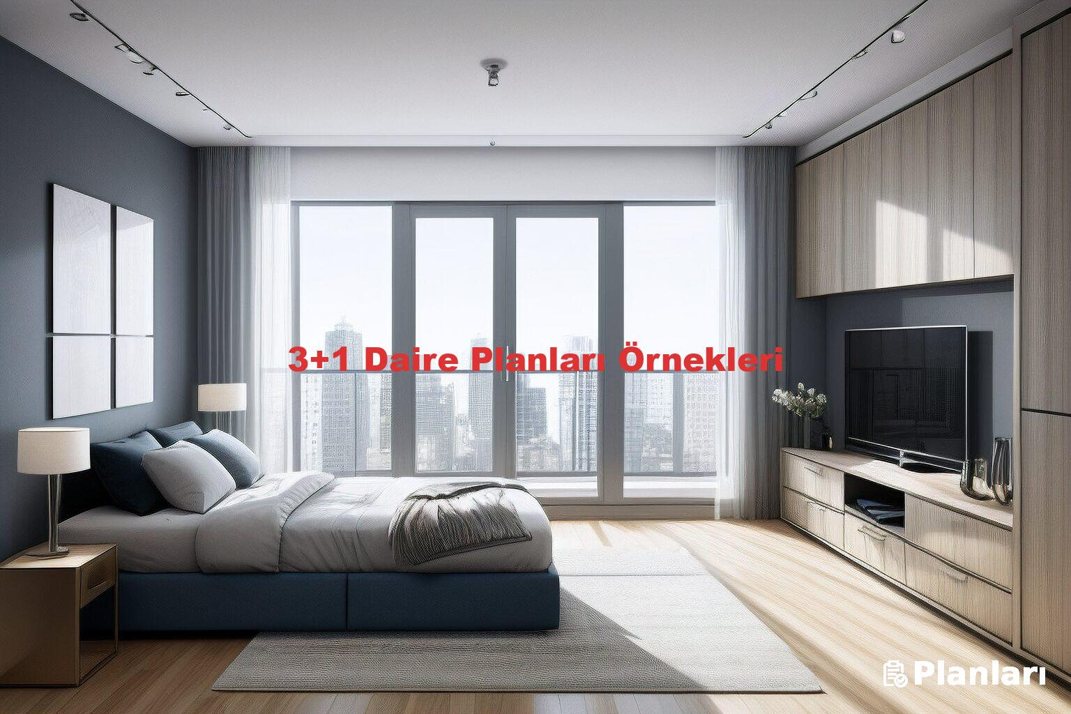 3+1 Daire Planları Örnekleri