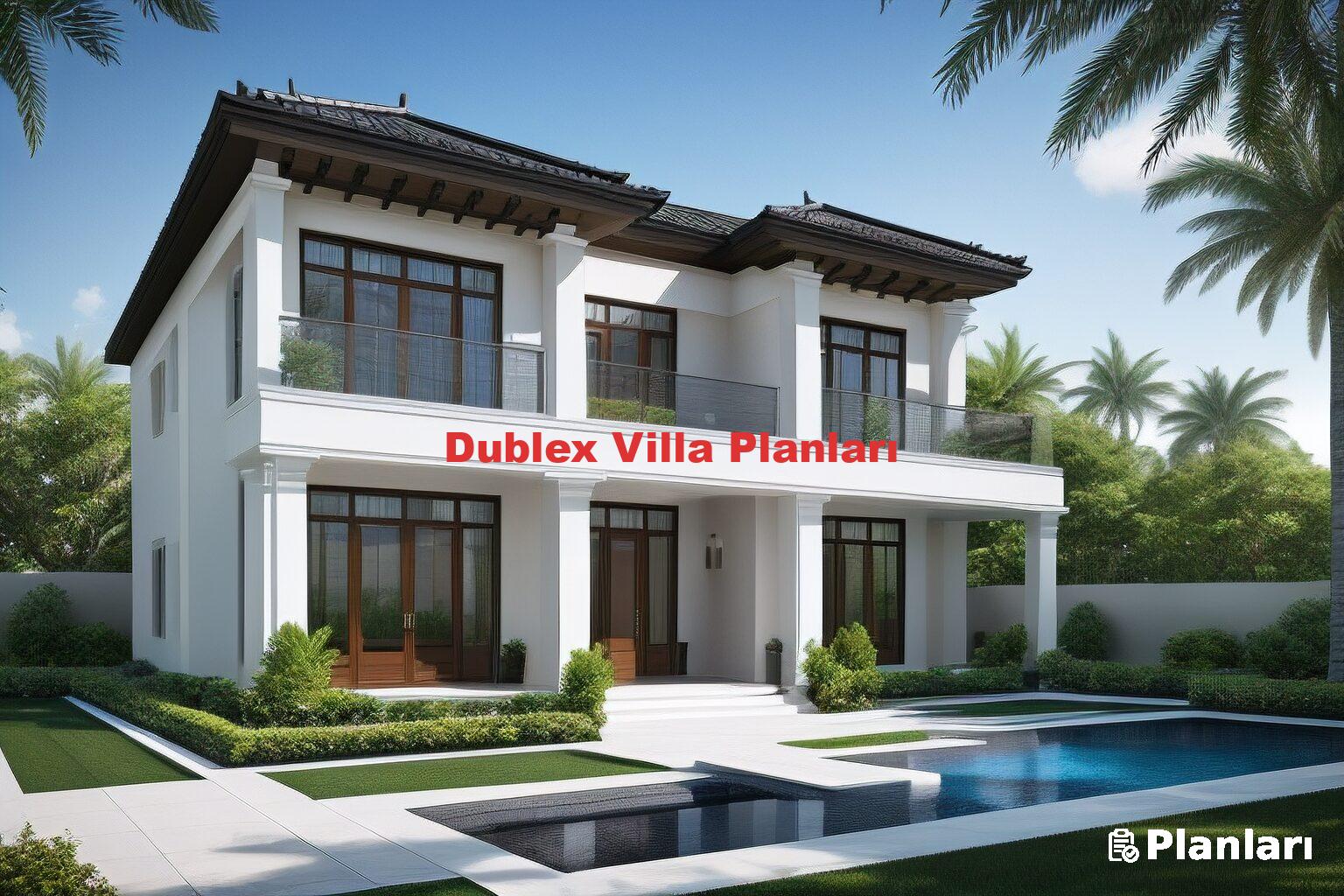 Dublex Villa Planları