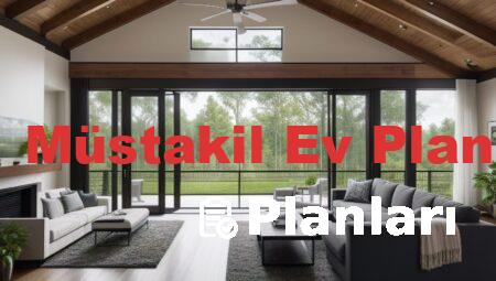 Tek Katlı 4+1 Müstakil Ev Planları Örnekleri